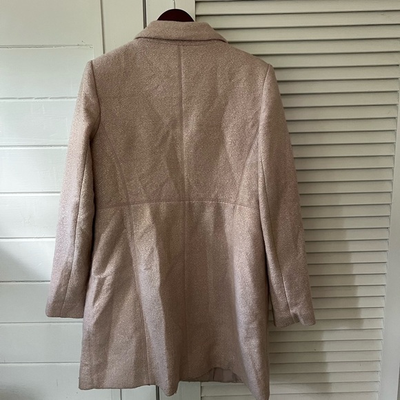 Dkny over coat size 14 polyester and machine washable pink - Picture 5 of 6